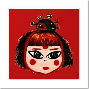 [BoutBoutBout] VollDahl Wearing Korean Traditonal Wedding Makeup (Yeonji-Gonji) Posters and Art